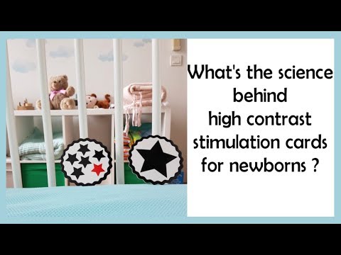 What’s the science behind contrast cards for babies?